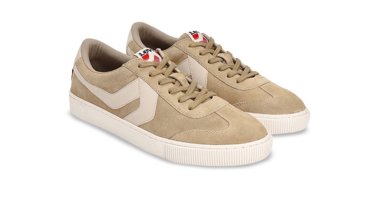 Levis Men Colourblocked Suede Sneakers