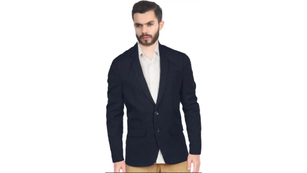 Manoxo Solid Single-Breasted Wedding, Casual, Party, Formal Men Blazer