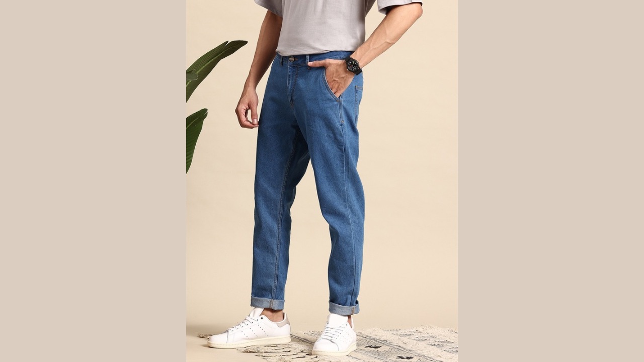 Mast & Harbour Men Tapered Fit Stretchable Jeans