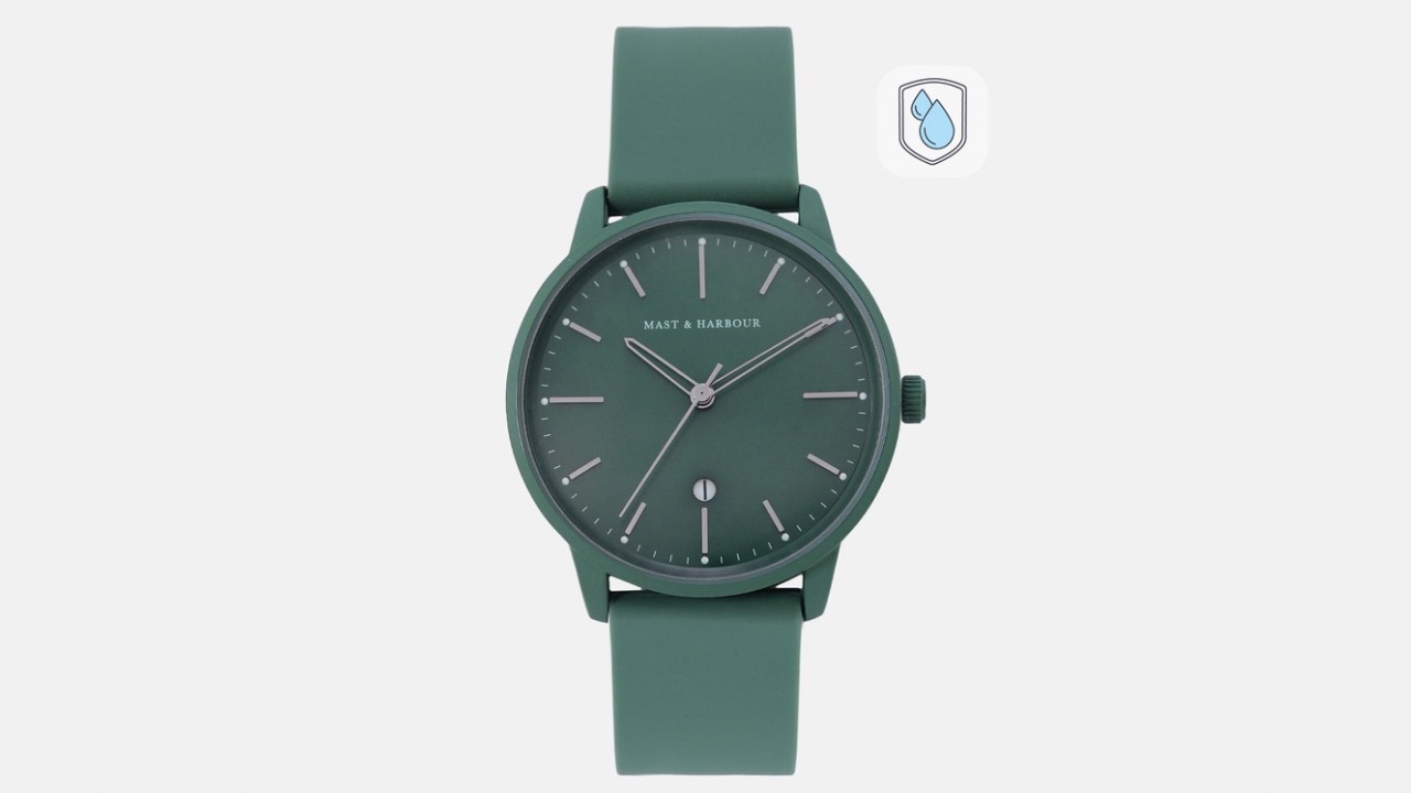 Mast & Harbour Unisex Green Analogue Watch MFB-PN-PF-DK2749