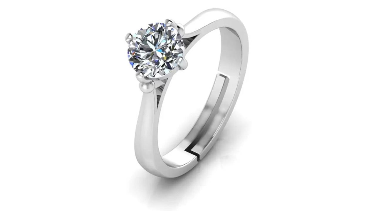 Miss Highness Pure 925 Silver Moissanite Ladies Special Ring