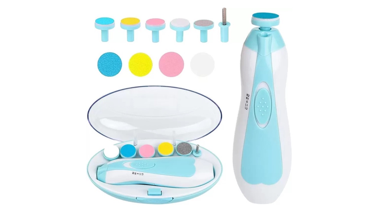 Momittle New Born Baby Protective Electric Nail Trimmer