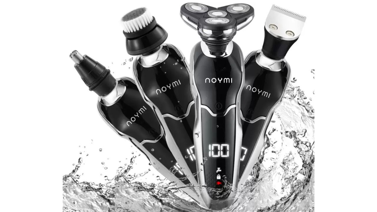 Noymi 4-in-1 Waterproof IPX6 Electric Shaver & Trimmer