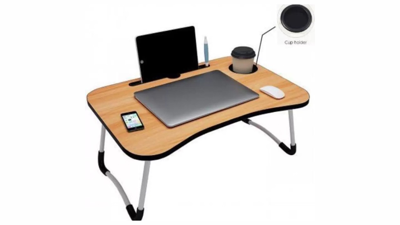 RCM Laptop Stand Wood Portable Table
