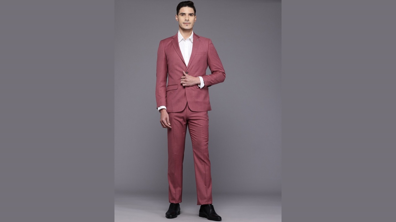 Raymond Single-Breasted Contemporary Fit 2-Piece Formal Suit