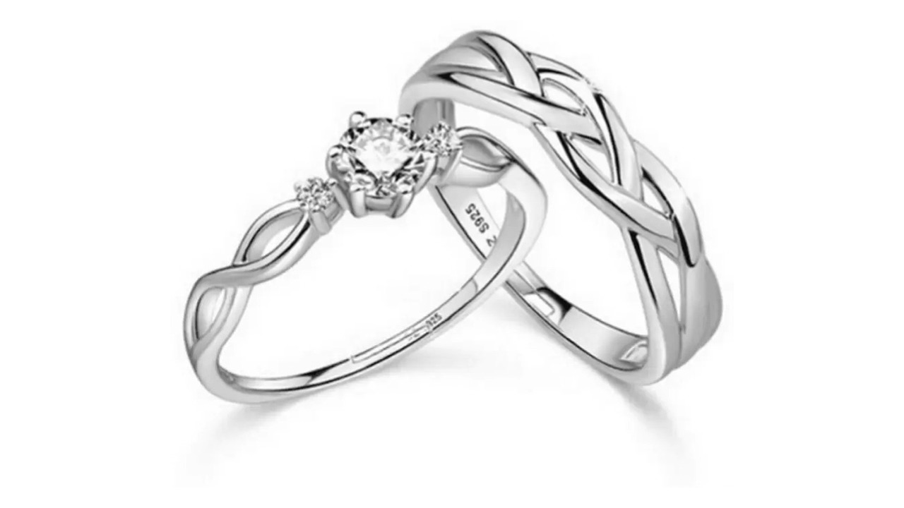 Reversea Adjustable Couple Rings