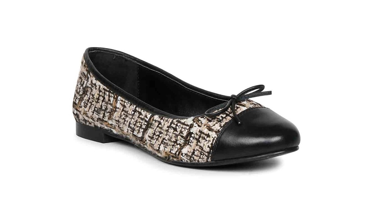 Saint G Women Printed Ballerinas With Bows Flats