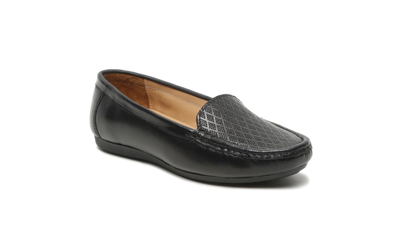 Teakwood Leathers Men Textured Leather Formal Loafers