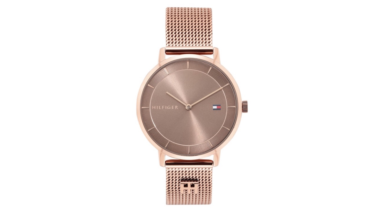 Tommy Hilfiger Women Bronze-Toned Dial & Straps Analogue Watch TH1782287W
