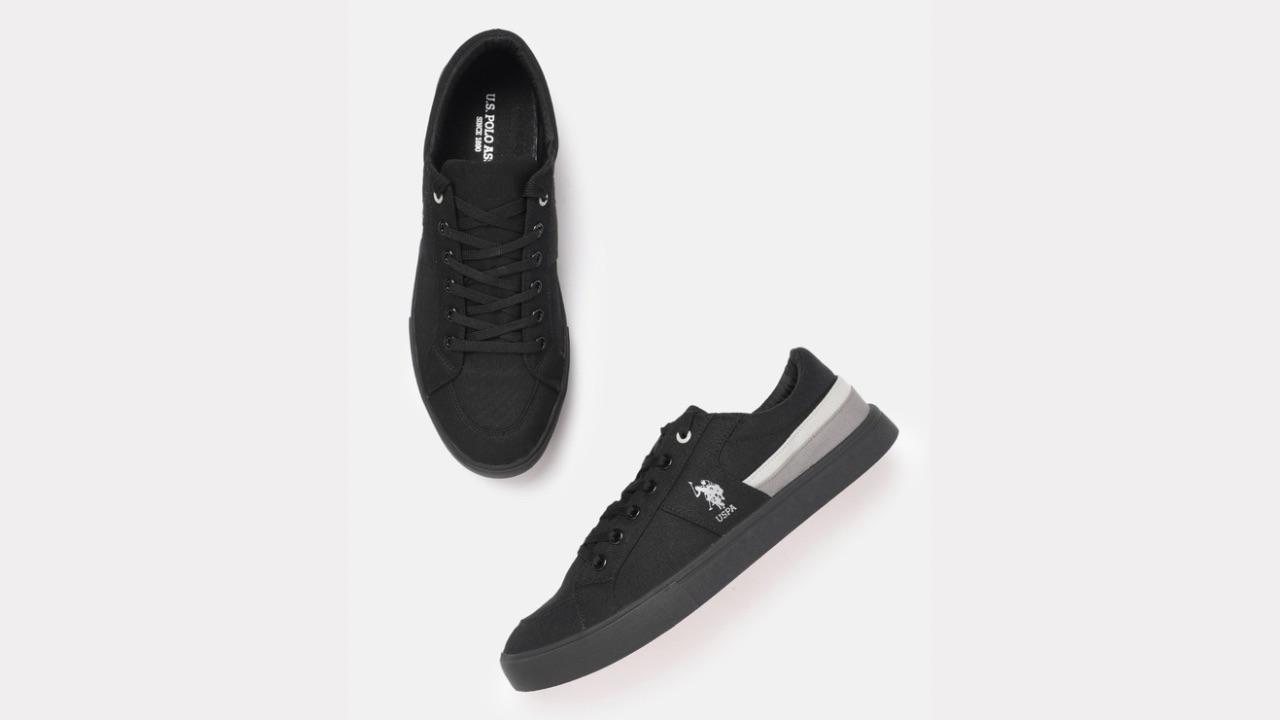 U.S. Polo Assn. Men Clarkin 4.0 Black Sneakers