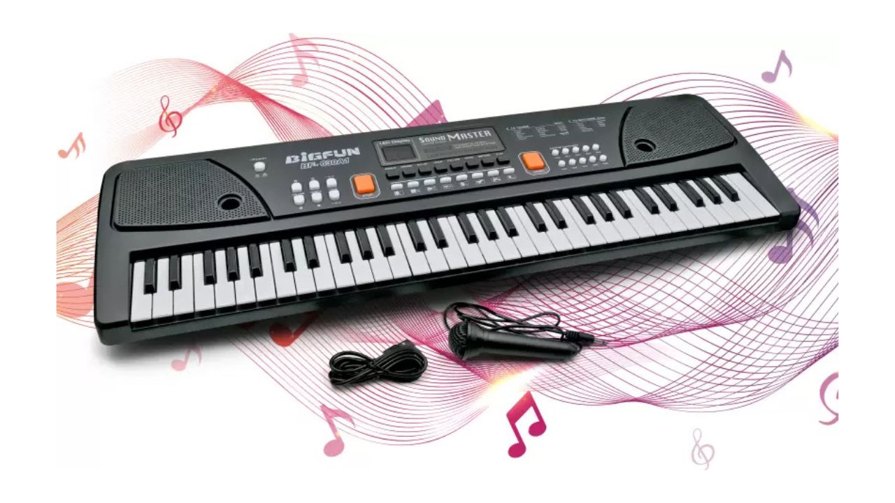 Vikrida Electronic Digital Piano Keyboard – 61 Keys