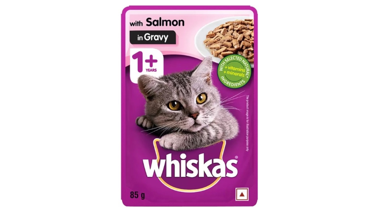 Whiskas 1 Year Salmon Wet Cat Food (85g)