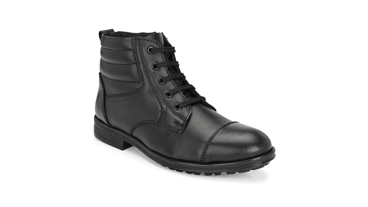 AfroJack Men Heeled Leather Boots