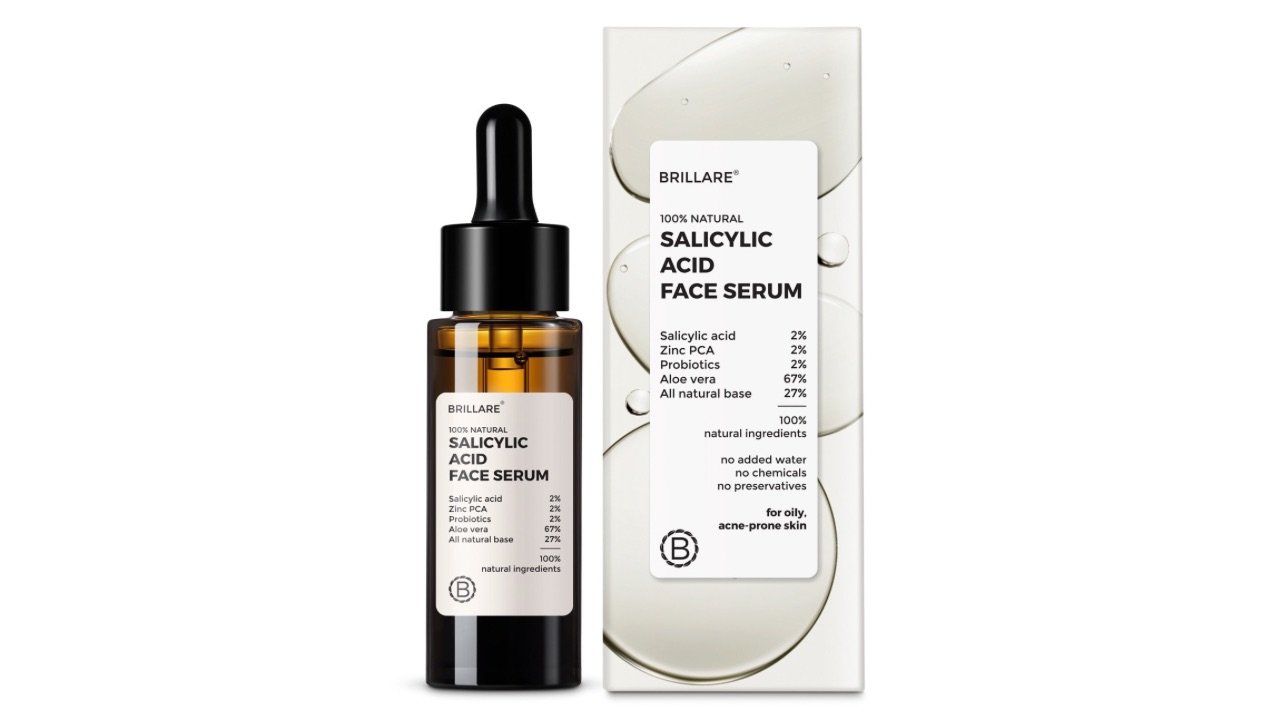 BRILLARE Salicylic Acid Face Serum For Oily & Acne-Prone Skin - 30 ml