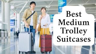 medium trolley suitcases, medium suitcases, rolling suitcases