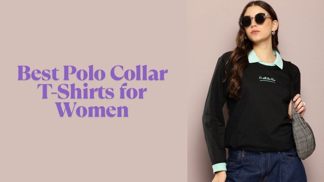polo collar t-shirts for women, women's polo shirts