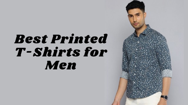printed casual shirts for men, men's printed shirts