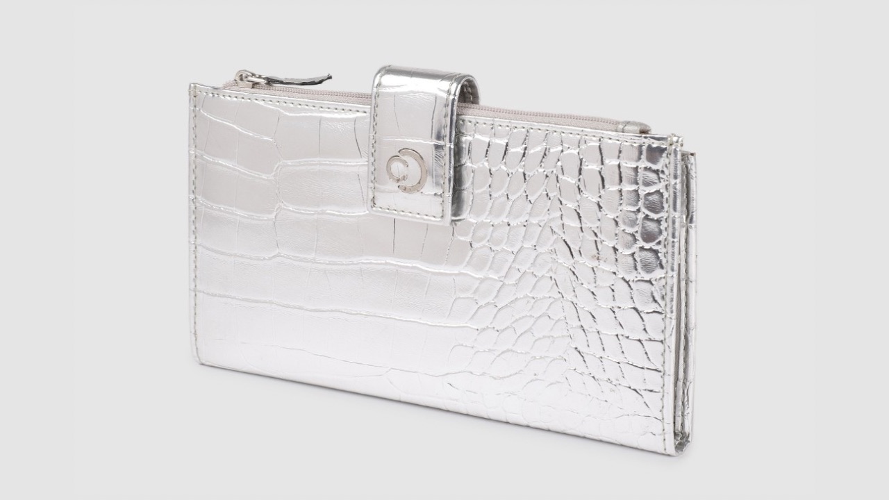 Caprese Women Textured Two Fold Wallet