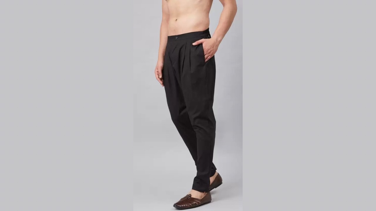Fashvio Men black Solid Pyjamas Men Pyjama