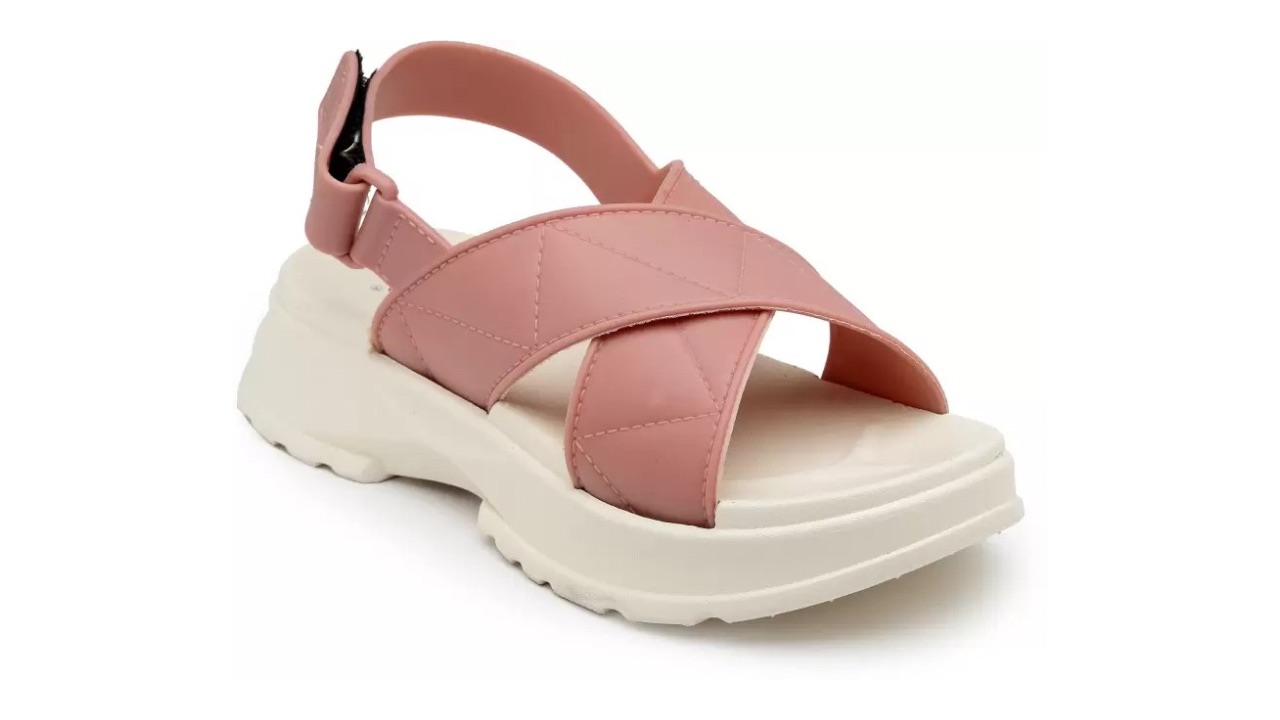 JUMPLITE Women Lightweight Soft Wedges Sandal