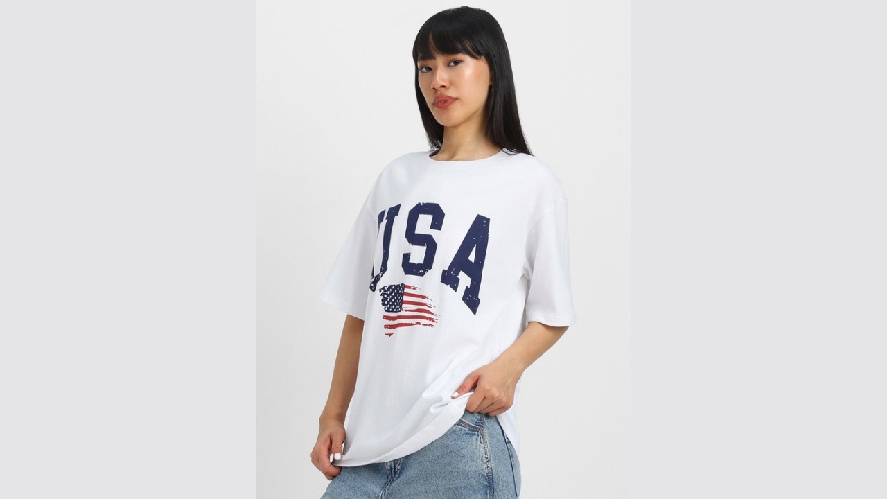 JUNEBERRY Women Striped Polo Collar Pure Cotton Applique T-shirt