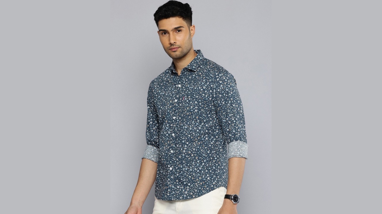 Levis Floral Printed Slim Fit Casual Shirt