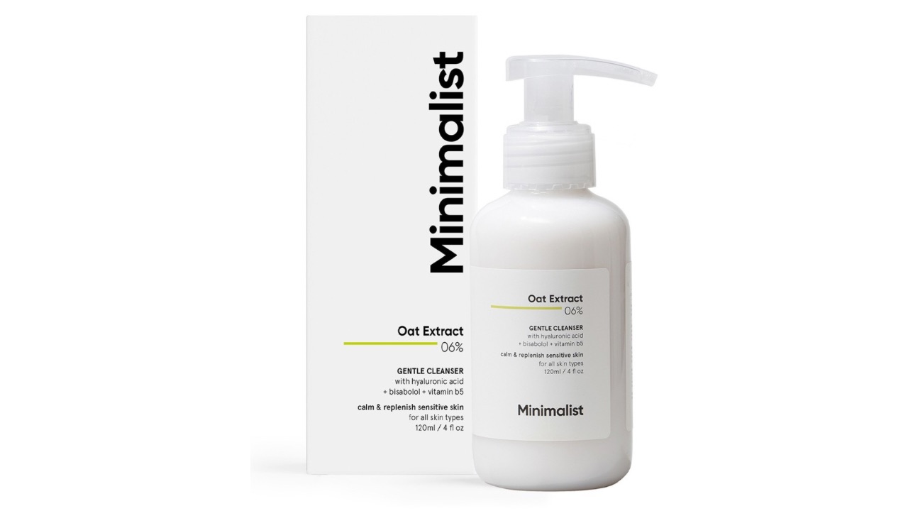 Minimalist 6% Oat Extract Gentle Cleanser with Hyaluronic Acid - 120ml
