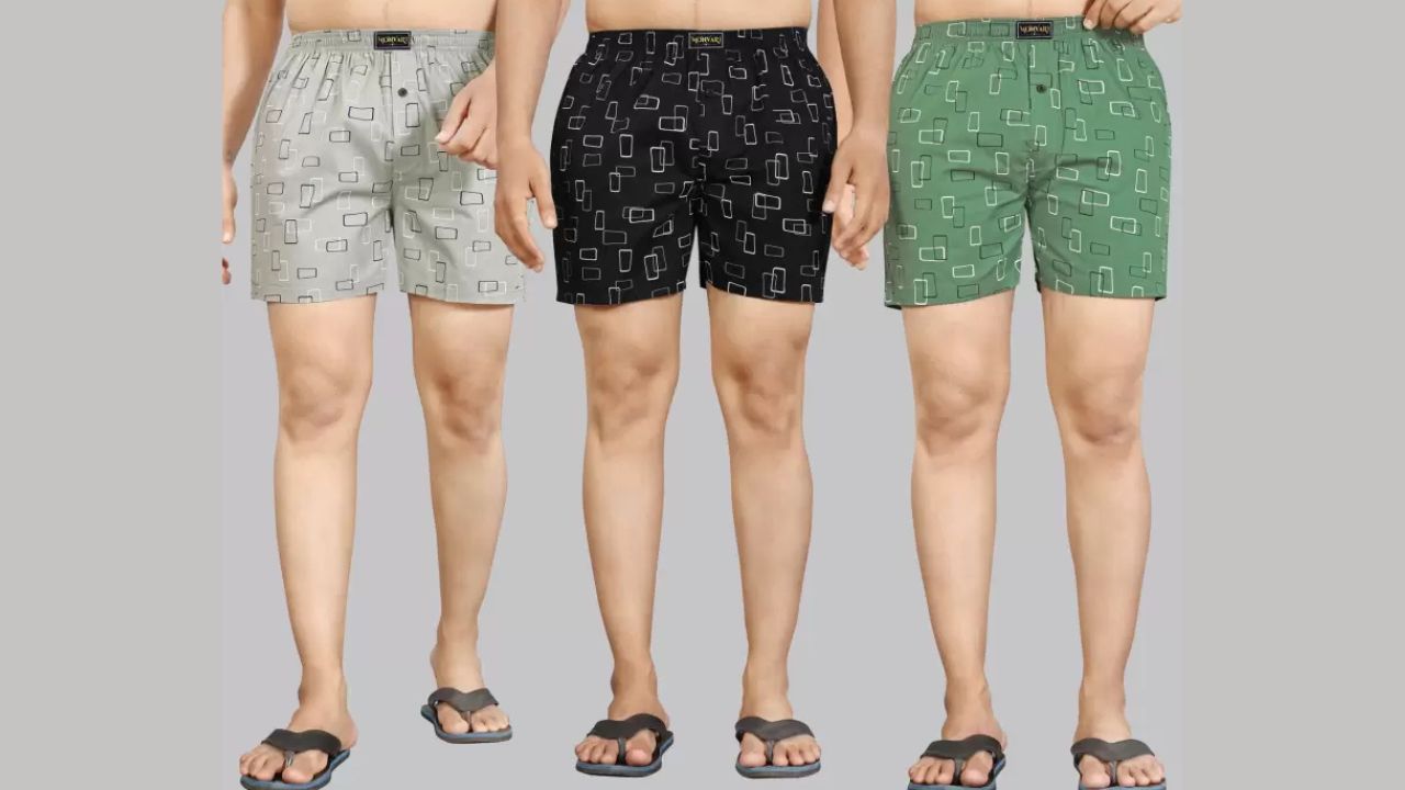 Monvari Pack of 3 Printed Men Boxer