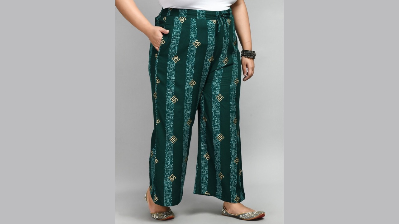 PrettyPlus by Desinoor.com Plus Size Women Printed Palazzos