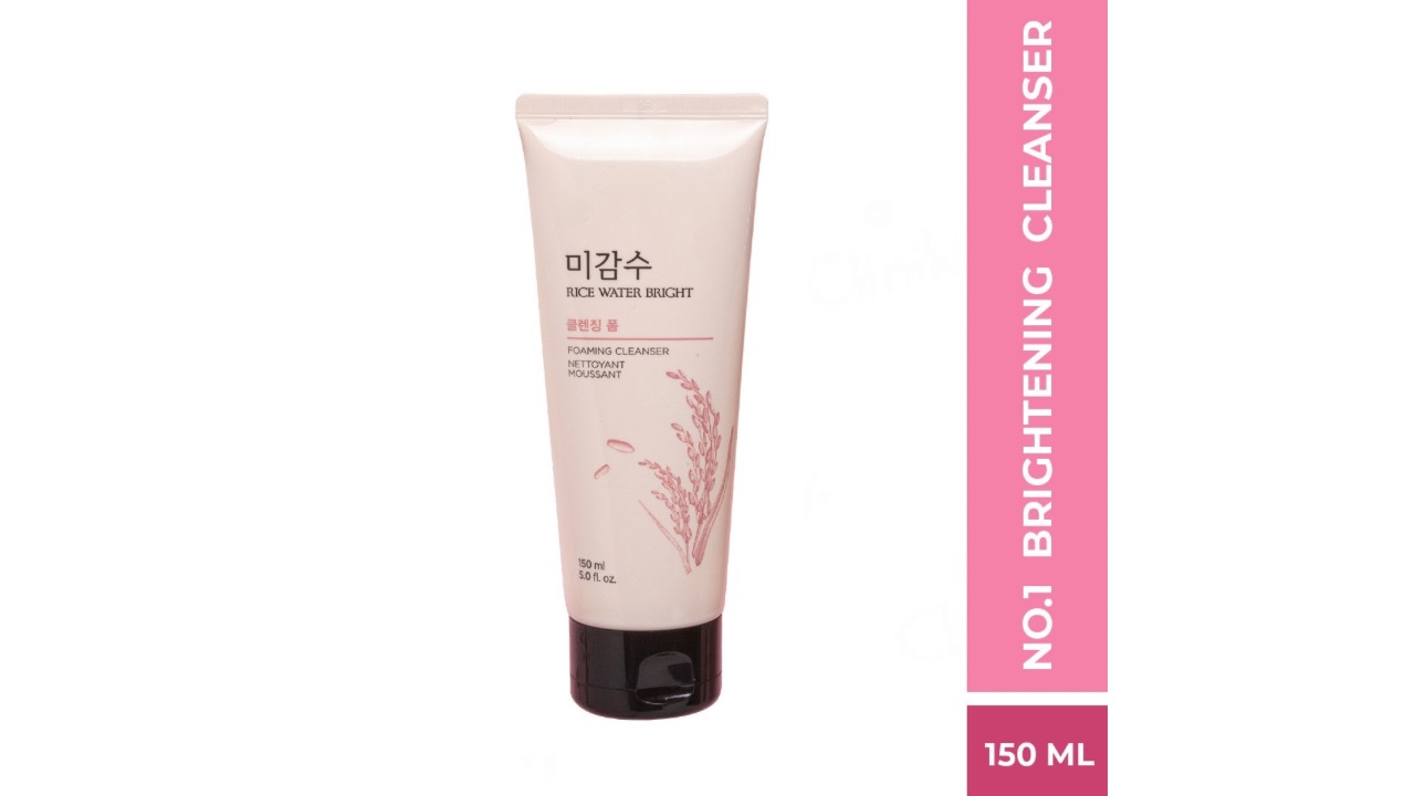 The Face Shop Rice Water Bright Foaming Cleanser Face Wash - 150ml
