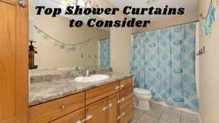 shower curtains, best shower curtains, bathroom curtains, waterproof shower curtains