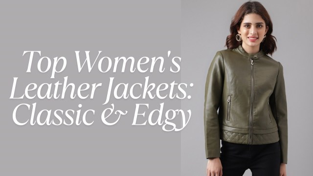leather jackets for women, women's leather jackets