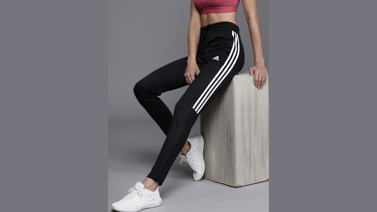 ADIDAS Women Black Solid Slim Fit SERENO PT Track Pants