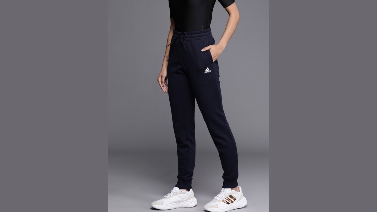 ADIDAS Women Pure Cotton LIN FT CF PT Slim Fit Joggers