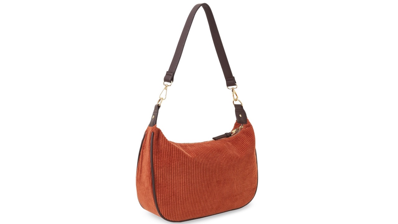 Accessorize Striped Cotton Cord Shoulder Bag