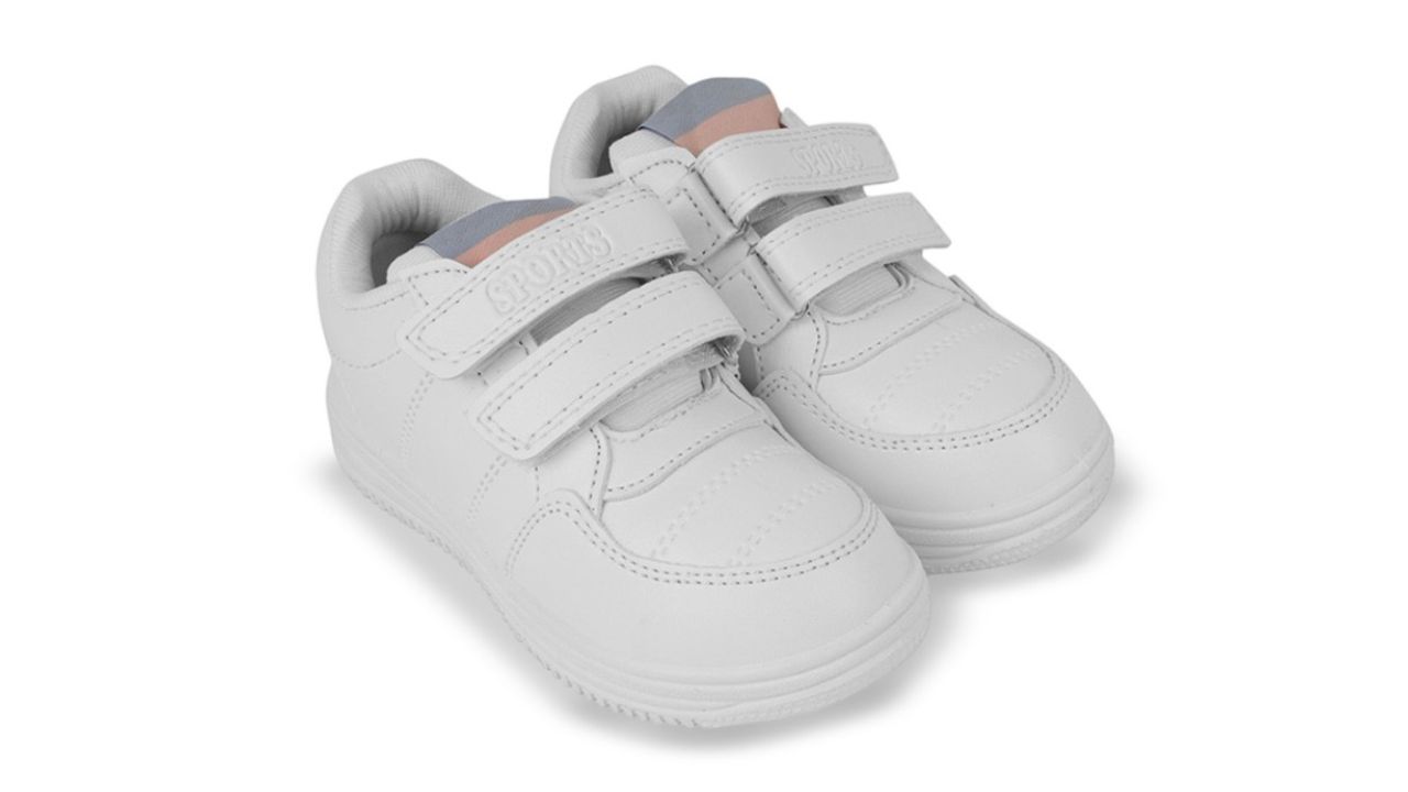 BAESD Kids Round Toe Memory Foam Sneakers