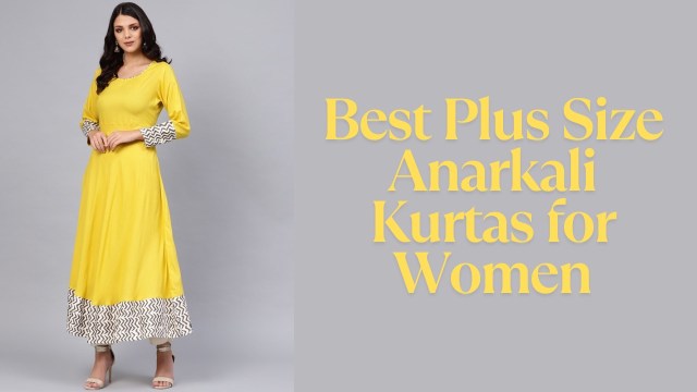 plus size Anarkali kurtas for women, women's plus size clothing