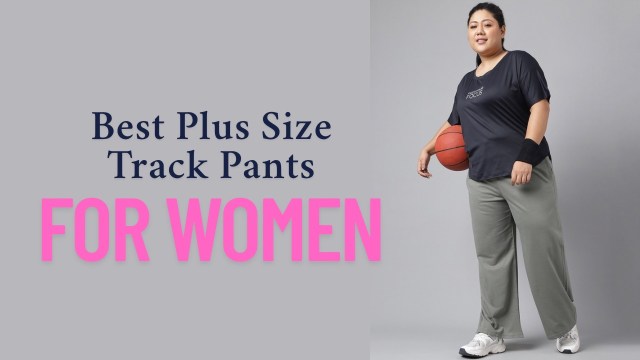 plus size track pants for women, women's plus size clothing