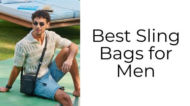 men's sling bag, best sling bag, stylish men's bag
