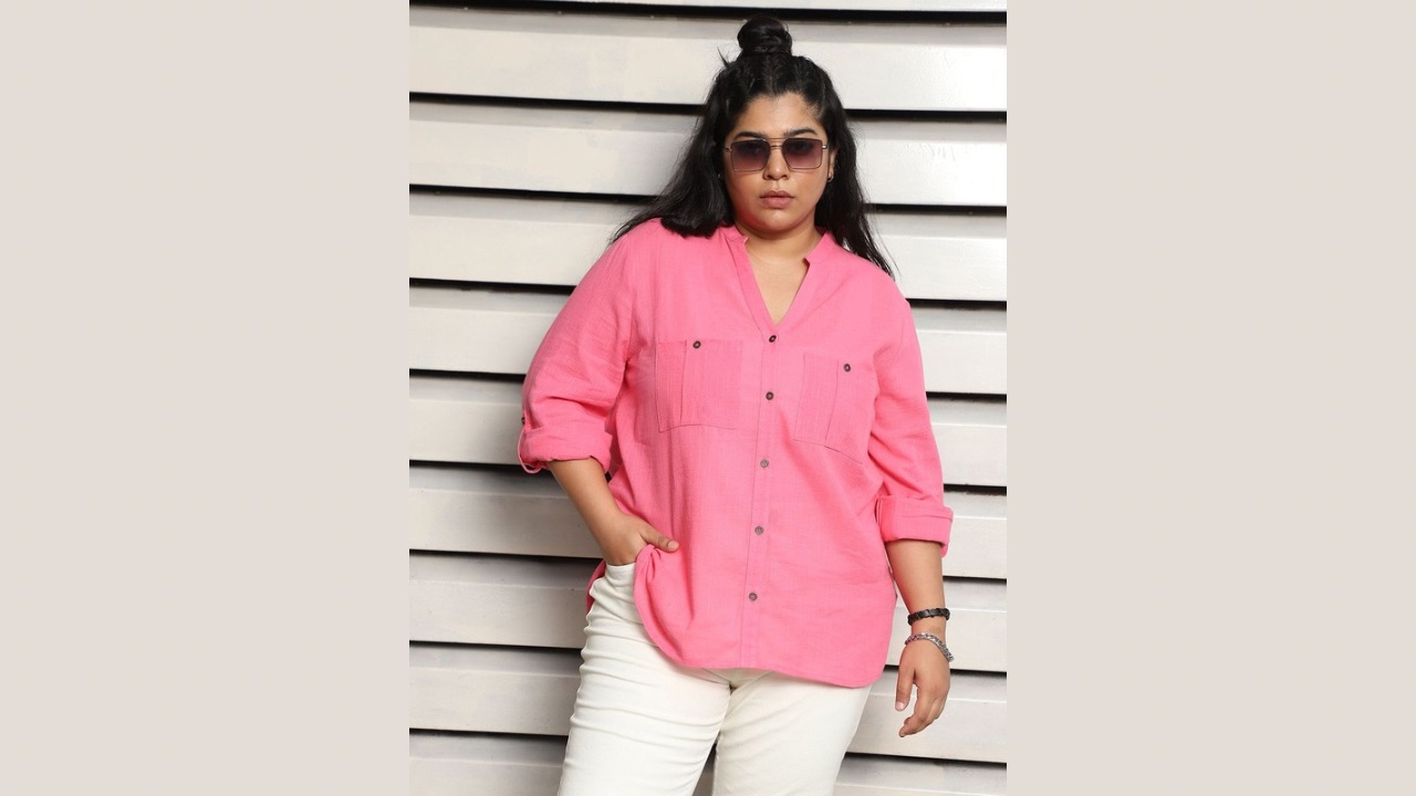 Freeform by High Star Plus Size regular fit casual Cotton Casual Shirt