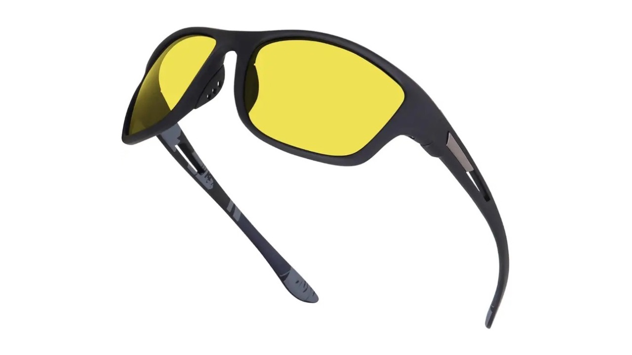 HIPE Night Vision, UV Protection, Polarized Wrap-around, Spectacle Sunglasses