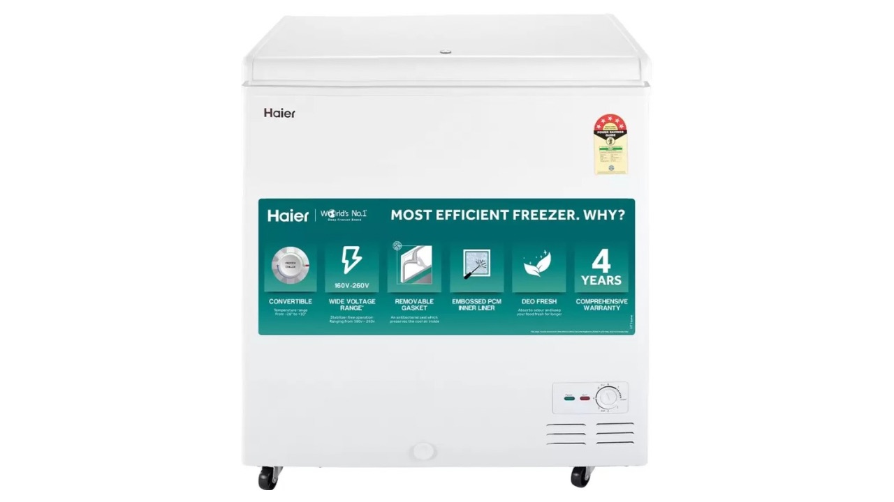 Haier 218 L Single Door Standard Deep Freezer