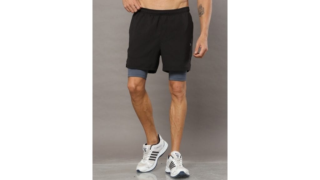 JOLGER Jolger Men's Performance workout Shorts with compression inner tights
