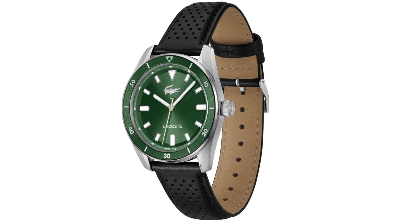 Lacoste Men Boston Leather Straps Analogue Watch 2011423