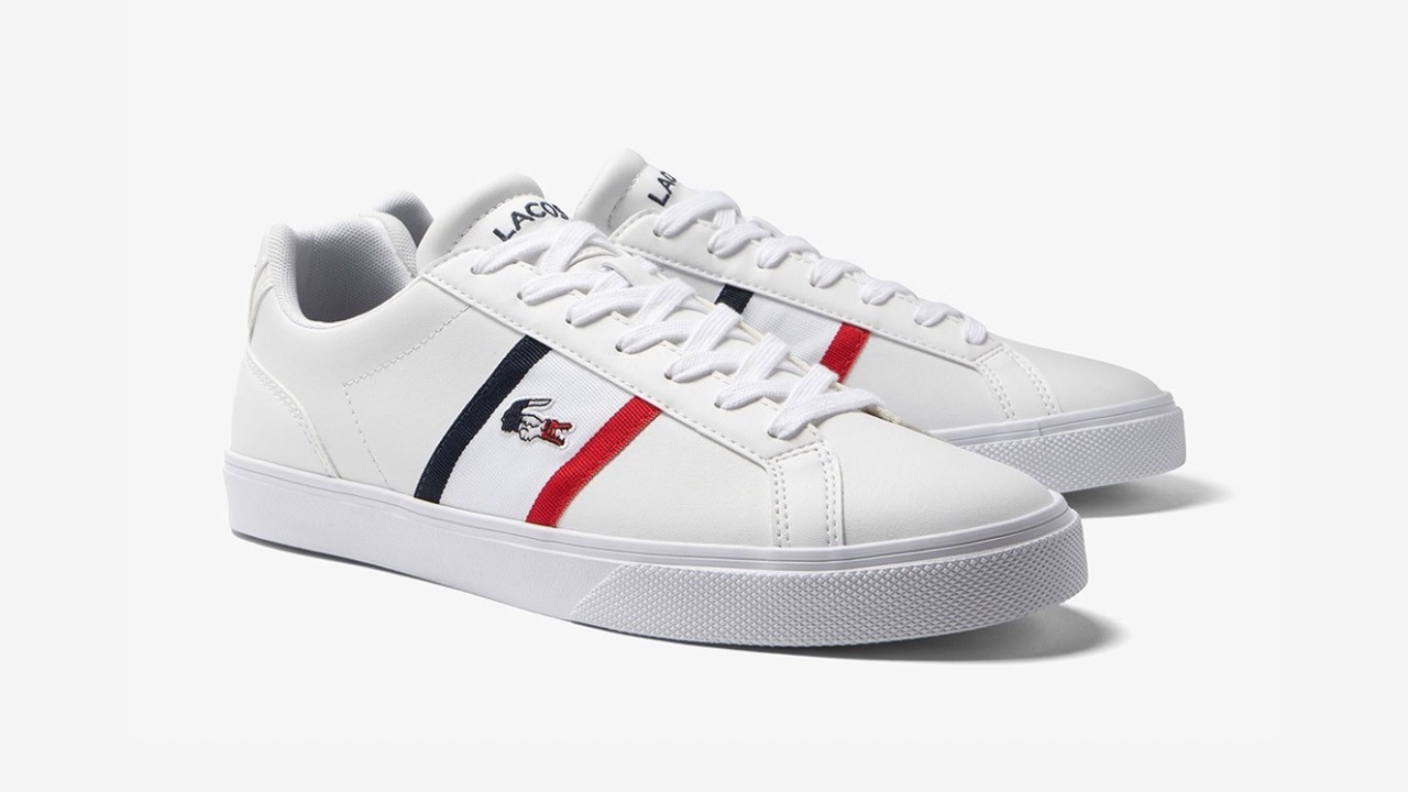 Lacoste Men's Lacoste Lerond Pro Leather Tricolour Trainers Sneakers