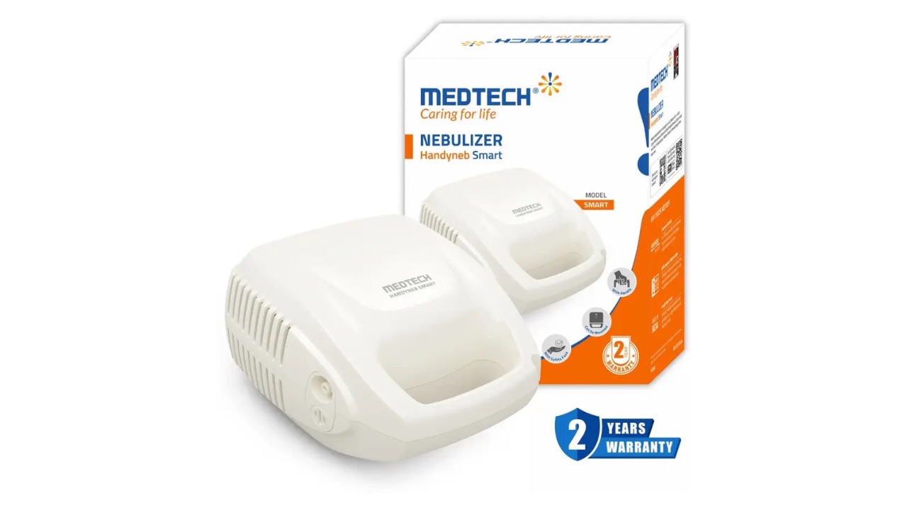 Medtech Handyneb Smart Compressor Nebulizer Machine for Adults & Kids
