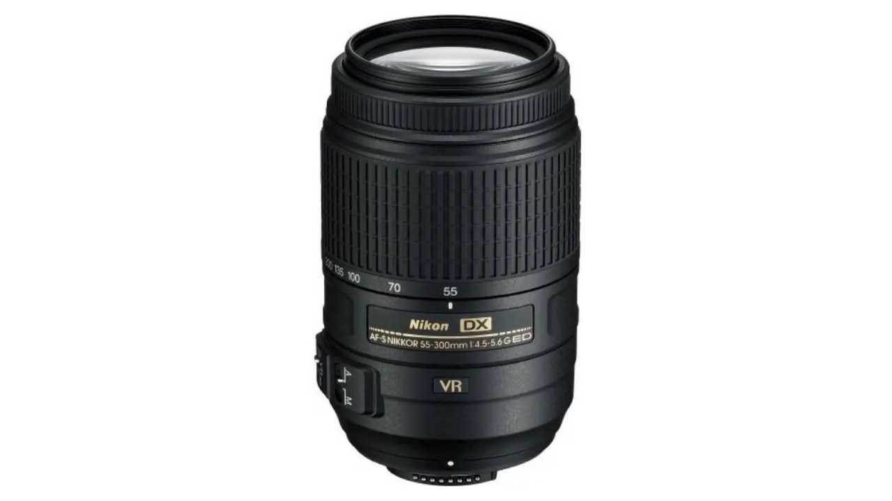 NIKON AF-S DX NIKKOR 55 - 300 mm f:4.5-5.6G ED VR Telephoto Zoom Lens