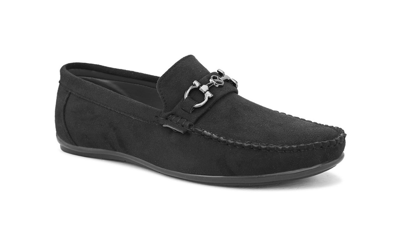 Provogue Men Round Toe Horsebit Loafers