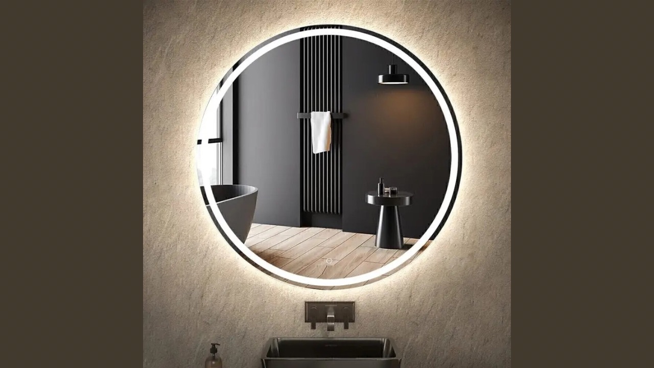SAHAJ PLASTO Round Wall Mirror