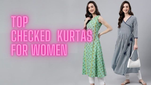 Top Checked Kurtas for Women